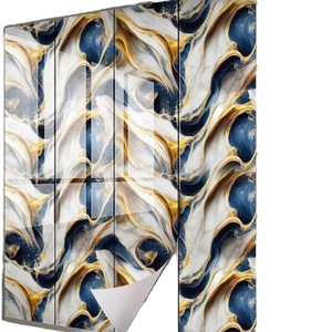 Papier peint auto-adhésif épais à motif marbre imperméable pour cuisine, salle de bain, salon, décoration de la maison - Product Image 1