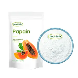 Healthife Bulk Papaya Frucht extrakt 600.000 U/g Papain Enzym pulver