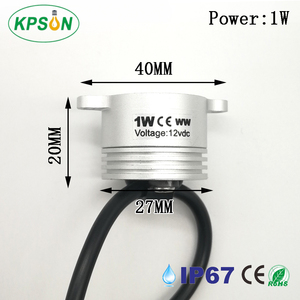 Lampes de main courante LED 1W, éclairage ponctuel extérieur, IP67 étanche, intérieur extérieur, encastré, mur, terrasse - Product Image 2