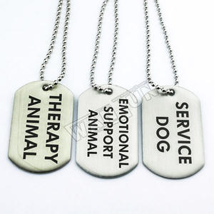 โรงงาน Dogtags เปล่าแบบกําหนดเอง Dogtags เหล็กสแตนเลสสําหรับผู้ชายสําหรับการแกะสลัก - Product Image 6