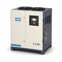 Compresor de Aire de Tornillo Sin Aceite de 7.5kw 10HP 1.1M3/Min 10Bar Clase 0, Compresor de Aire Sin Pistón para la Industria Médica, Dental y Alimentaria