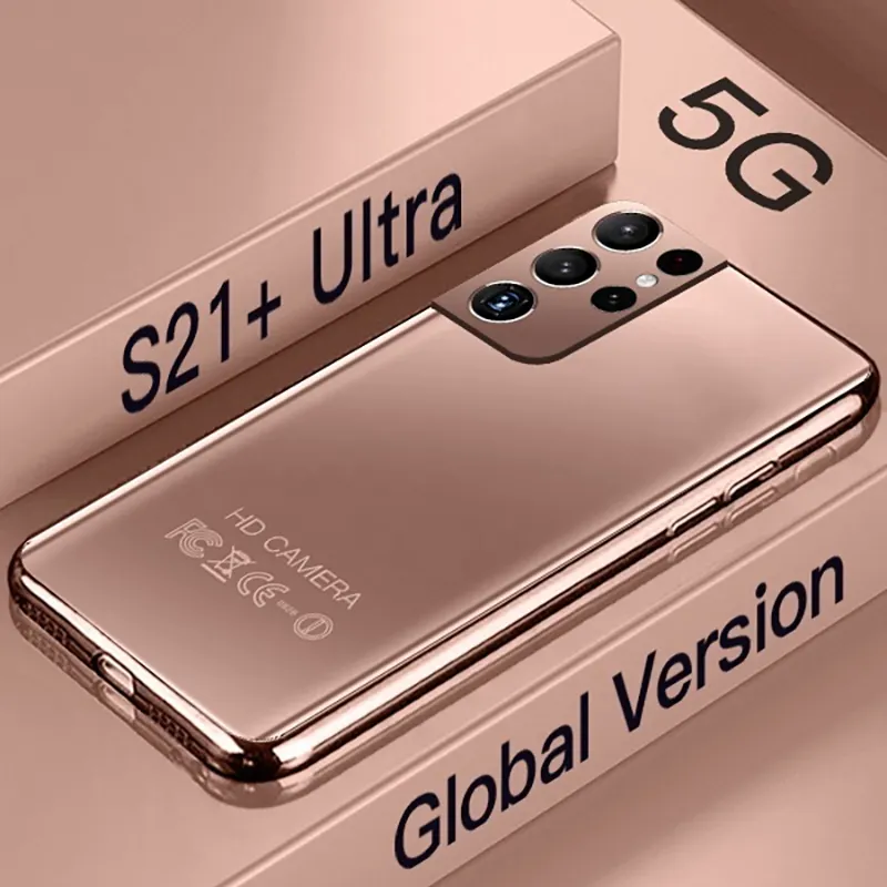 2021 Hote Sale 7.3 zoll Smartphone High qualität S21 Ultra handys 4G 5G 512GB Original Unlock Android Phone