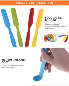 Высококачественный недорогой силиконовый нож в палитре для выпечки/силиконовый шпатель, скребок, нож для масла из силикона, инструменты для выпечки - Product Image 5
