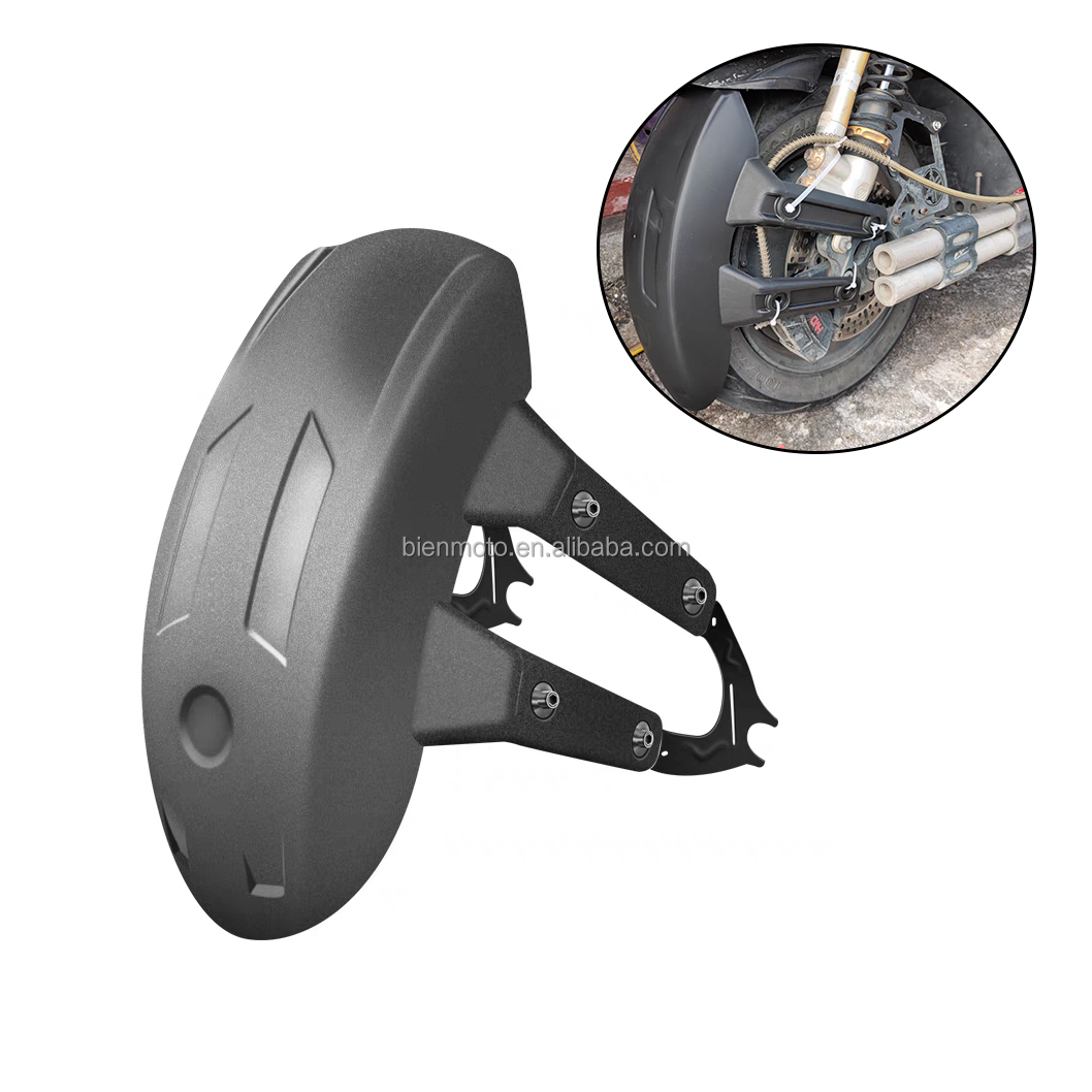 tvs apache rtr 160 balck green mudguard