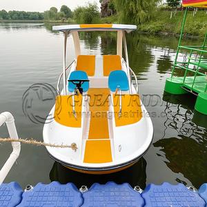 Bateaux électriques en fibre de verre, drainage automatique, pour 4 personnes, bon marché, pour la mer, nouveau modèle - Product Image 3