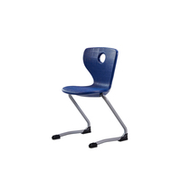 Chaise d'entraînement scolaire personnalisée en usine, chaise empilable multifonctionnelle en PP pour bibliothèque et salle de classe