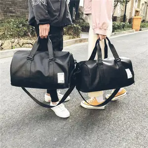 Wholesale Custom Designer Outdoor Sports Travel Durable Pu Leather Duffle Bags