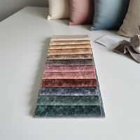 Tissu en velours brûlé de luxe résistant à l'eau imprimé sur mesure 100 % polyester pour canapé, mobilier de maison, textiles et rideaux pour filles