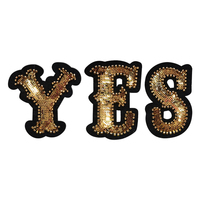 Vente en gros personnalisé écologique feutre PVC tressé broderie thermocollant patchs à coudre paillettes strass embellissements pour vêtements chapeaux