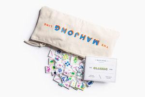 Ensemble de jeu de Mahjong en acrylique sur mesure OEM ODM, 160 blocs, jeu de voyage, divertissement à domicile, jeu de tuiles de Mahjong peintes à la main - Product Image 3