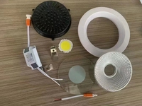 Spot LED encastré en aluminium pour plafond, 7W, 10W, 15W, 20W, 30W, COB