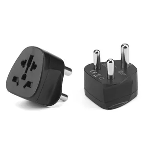 Adaptador de tomada de viagem para áfrica do sul, modelo cb iec60884 bs8546 aprovado