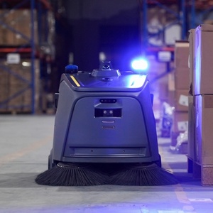 หุ่นยนต์<span class=keywords><strong>ดูด</strong></span><span class=keywords><strong>ฝุ่น</strong></span>และถูพื้นแบบทำความสะอาดตัวเอง <span class=keywords><strong>เครื่อง</strong></span>ขัดพื้นอัตโนมัติสำหรับคลังสินค้า ความจุถัง 10 ลิตร อุปกรณ์ทำความสะอาด - Product Image 5