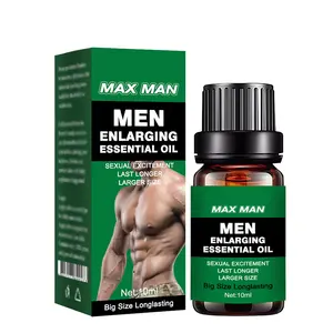 Óleo essencial para massagem intensiva de pênis masculino Óleo essencial externo para cuidados privados
