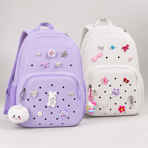 OEM EVA School <b>Backpack</b> with Custom Colors and Decorative Charms - Product Image 3