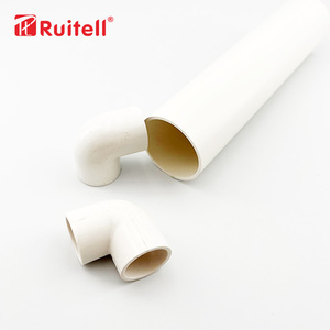 Tuyau de drainage carré flexible en <span class=keywords><strong>PVC</strong></span>-U de grand diamètre pour les égouts principaux et les bâtiments écologiques - Product Image 1