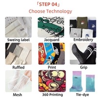 Chaussettes de sport en coton jacquard respirant, personnalisées, fabriquées directement en usine, pour hommes et femmes