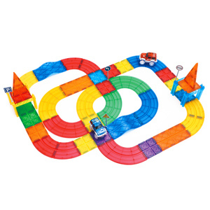 Ensemble <span class=keywords><strong>de</strong></span> 100 blocs <span class=keywords><strong>de</strong></span> <span class=keywords><strong>construction</strong></span> magnétiques flexibles pour circuit <span class=keywords><strong>de</strong></span> course automobile, éducatif pour la <span class=keywords><strong>maternelle</strong></span>, <span class=keywords><strong>construction</strong></span> 3D, inspirant - Product Image 6