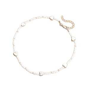 2025 nuevo collar de cuentas bohemias Vintage corazón moda mujer joyería regalos - Product Image 1