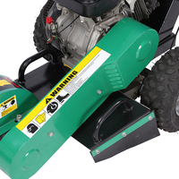 Broyeur de souches à essence 15HP, certifié TUV-CE, broyeur de racines