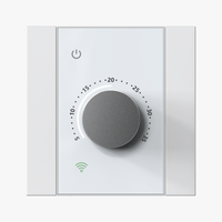 Thermostat intelligent WiFi HY533 avec bouton rotatif, contrôleur de température numérique pour systèmes de chauffage au sol, compatible Tuya Smart Home pour appartements