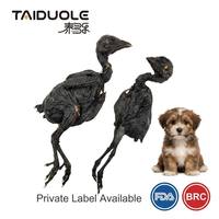 Friandises pour chiens au poulet noir séché à l'air, recette traditionnelle pour la santé et la vitalité, viande séchée naturelle pour chiens