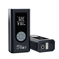 ABS Tire Inflator Battery Jump Starter Tire Pressure Monitor Digital Gauge Emergency Light Car Double Cylinder 600A Peak Current