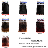 Extensions de cheveux synthétiques pour tresses au crochet haute température, style Afro Kinky Bulk, pour perruques féminines, double trame machine, tressage personnalisé