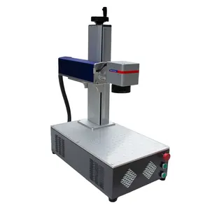 Hanniu - Máquina de marcação a laser de fibra para mesa, modelo de vendas quente, 20W, 30w, e marcador de logotipo para metal, máquina de gravação ML-20/30