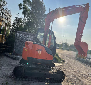Excavadora Hidráulica Hitachi ZX75US ZX75 US ZX 75US Original Usada, ZAXIS 75 US, Excavadora Japonesa Usada en Stock para la Venta - Product Image 3