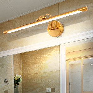 Lámpara de Pared Moderna para Baño, Estilo Hotel, Color Latón, Precio de Fábrica - Product Image 1