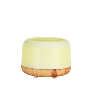 <span class=keywords><strong>Diffuseur</strong></span> d'arômes ultrasonique <span class=keywords><strong>Muji</strong></span> 300 ml, humidificateur blanc à grain de bois clair avec minuterie pour usage domestique et commercial - Product Image 4