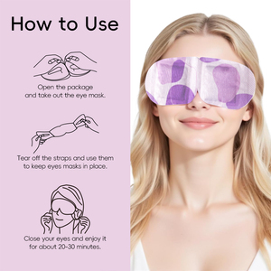Custom Best Self Heating Warming Heated <strong>Eyemasks</strong> Steam <strong>Warm</strong> Heat Hot Compress Gentle Instant Disposable Steam Eye Mask Patch - Product Image 4