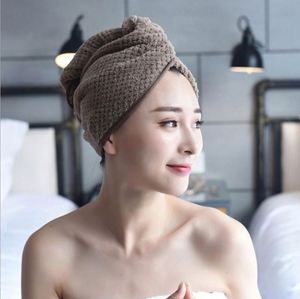 Serviette pour femme avec logo personnalisé, serviette en microfibre super absorbante à séchage rapide, foulard pour cheveux avec design à boutons - Product Image 3