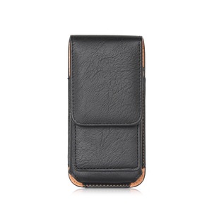 Étui de luxe pour <span class=keywords><strong>iPhone</strong></span> en cuir avec clip/boucle de ceinture, pochette haut de gamme avec porte-carte d'identité intégré - Product Image 5