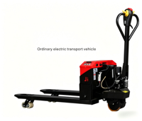 Chariot transpalette électrique 4x4 2T/3T à batterie au plomb avec pneus pleins pour la manutention de matériaux en entrepôt