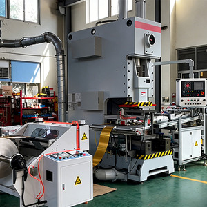 Máquina de Fabricación de Envases de Alimentos de Aluminio Desechables, Totalmente Automática, de Alta Eficiencia y Controlada por PLC, para Motor, de Alta Gama, Fabricada en China - Product Image 6
