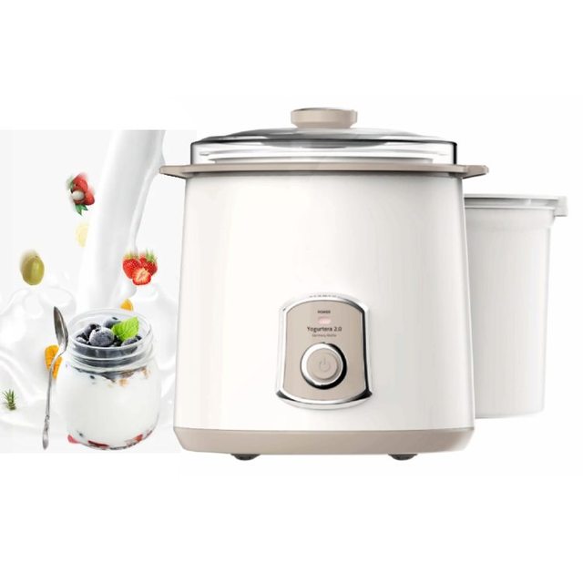 Food-Grade PP Homemade Yogurt Preparation Mechanical Control Multi Function Best 2.0L Electric Yogurt Makers for Yogurt