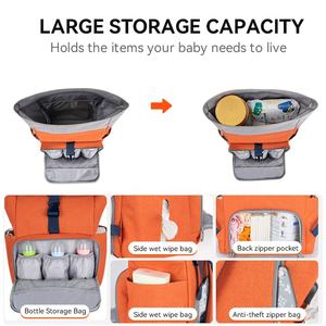 Extérieur décontracté 300D flocon de neige couche <span class=keywords><strong>sac</strong></span> à <span class=keywords><strong>dos</strong></span> lumineux coloré grande capacité facile à transporter plusieurs poches organisées haut plié - Product Image 4