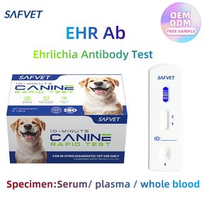 <span class=keywords><strong>Test</strong></span> rapide de diagnostic d'anticorps Ehrlichia <span class=keywords><strong>E</strong></span>.Canis pour chien, kit de <span class=keywords><strong>test</strong></span> de haute précision pour animaux de compagnie - Product Image 1