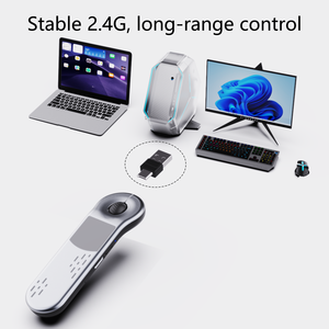 Air Mouse Präsentationsfernbedienung mit Bewegungssensor und Laserpointer für <span class=keywords><strong>PowerPoint</strong></span>, Keynote, Google Slides und Office Presenter - Product Image 3