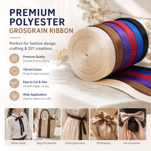 Sangle en polyester tissée Aoya de haute qualité, écologique, 20 mm, 25 mm ou largeur personnalisée, pour sacs et animaux de compagnie - Product Image 1