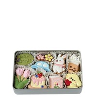 Boîte Cadeau de Biscuits au Beurre Saveur Fruits et Légumes Sucrés Énergie Quotidienne Printanière pour le Festival du Printemps