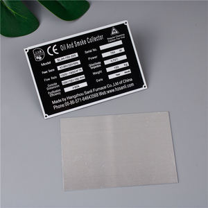 사용자 정의 내구성 인쇄 명판 레이저 금속 명판 태그 금속 에칭 라벨 - Product Image 1