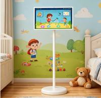Tablet Plasma Blanca de 21.5 Pulgadas con Android 13, Smart TV con Pantalla Táctil LED, Monitor Portátil Full HD