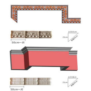 Bonne vente moules pour corniche corniche moules prix polyester corniche moule - Product Image 4