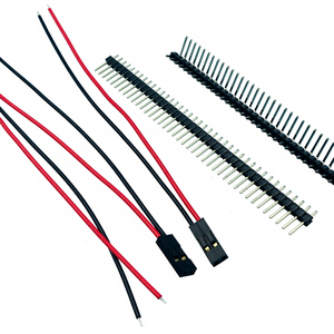 ที่กำหนดเอง2pin 2.54มิลลิเมตรหัวเดียวหญิงดูปองท์สายเคเบิลที่มีหมุดสายรัดสายไฟ - Product Image 1