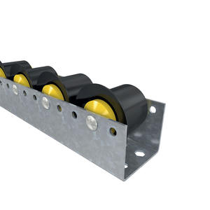 Высококачественный гравитационный роликовый конвейер, пластиковый роликовый трек для системы стеллажей для труб - Product Image 4