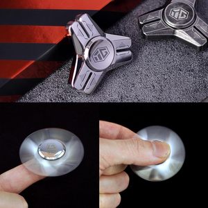 Meilleur fidget spinner en acier inoxydable, EDC, anti-stress, jouet en métal pour soulager le stress, gyroscope manuel pour enfants, autisme, TDAH - Product Image 3