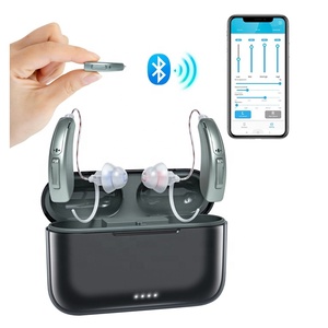 Máy trợ thính BTE không có tiếng huýt sáo có công nghệ hủy phản hồi tiên tiến để đeo thoải mái - Product Image 1